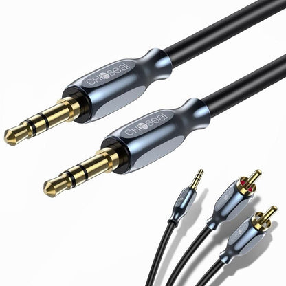 Choseal RCA Cable 3.5mm AUX RCA Adapter Cables 1.8M 5.9 Feet - Fosi Audio