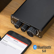 Fosi Audio-amplificador estéreo de potencia de sonido, Bluetooth