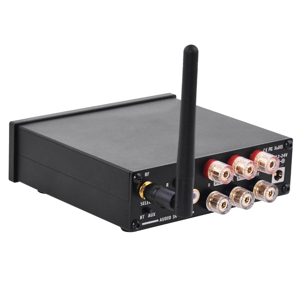 Fosi Audio BT30A Digital Wireless Amp with Bass&Treble Control Stereo Audio Amplifier 2.1 Channel For Passive Speakers Support AptX (Refurbished Unit)