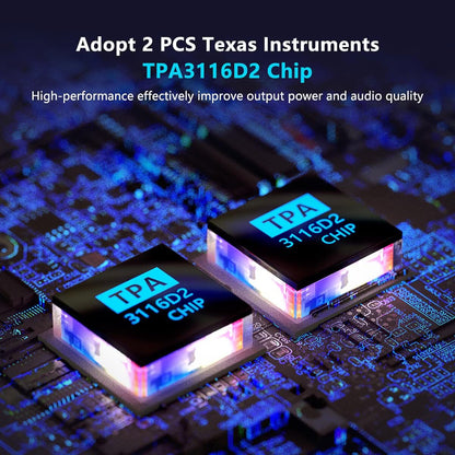 BT30D Bluetooth 5.0 2.1 Channel Power Amplifier with Bass and Treble Control