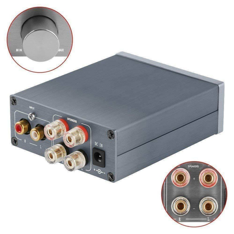 [Old Version] 2 Channel Class d Stereo Mini Amplifier for Home Speakers 50W x 2 Audio Small Amp