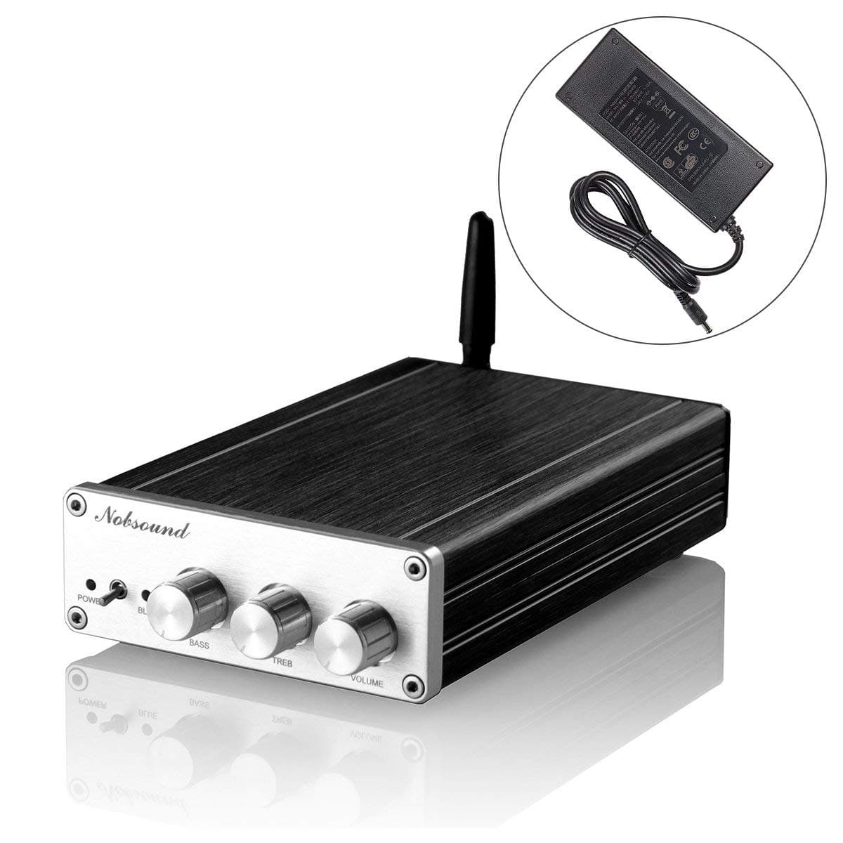 Fosi Audio TAS5630 Bluetooth 5.0 300W High Power Class D Digital Amplifier, 2.1 Channel Subwoofer Hi-Fi Audio Amp