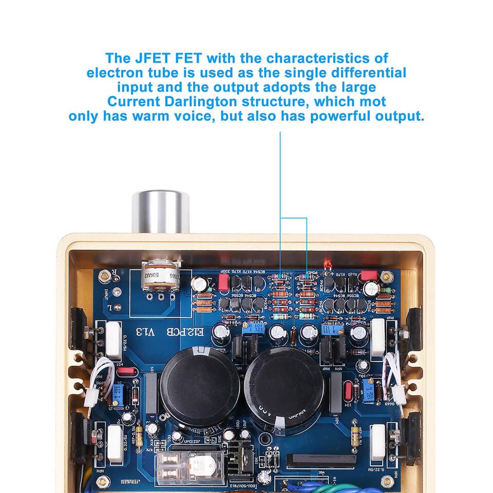 Fosi Audio HD-A1 Hi-Fi Home Class AB Power Amplifier