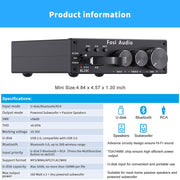 BL20C Bluetooth Stereo Receiver Amp HiFi Mini U-Disk Player – Fosi