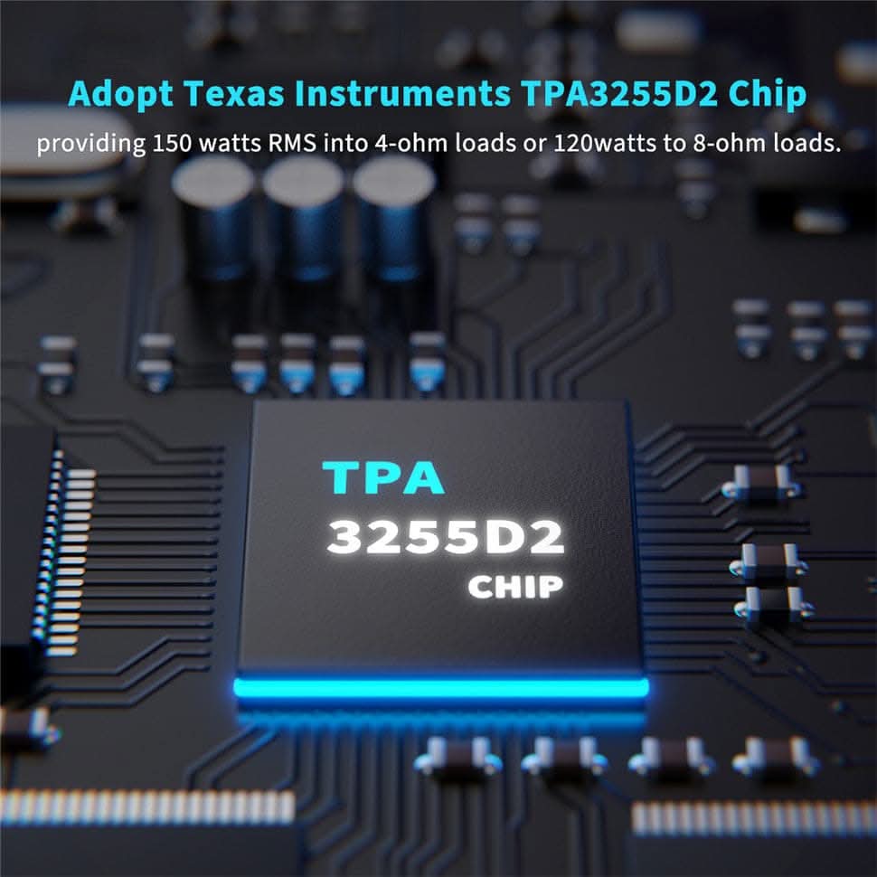 M03 Subwoofer Amplifier 200W Mono Single Power Subwoofer Amp Fosi Audio