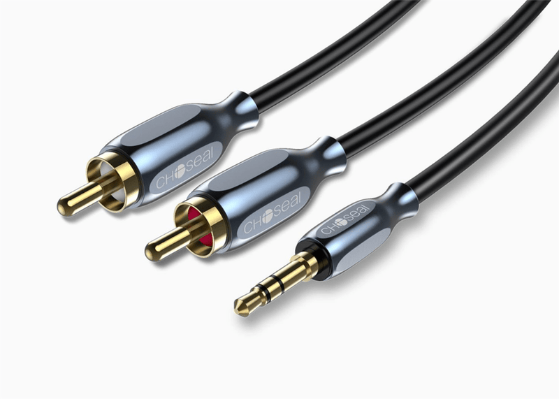 Choseal RCA Cable 3.5mm AUX RCA Adapter Cables 1.8M 5.9 Feet - Fosi Audio