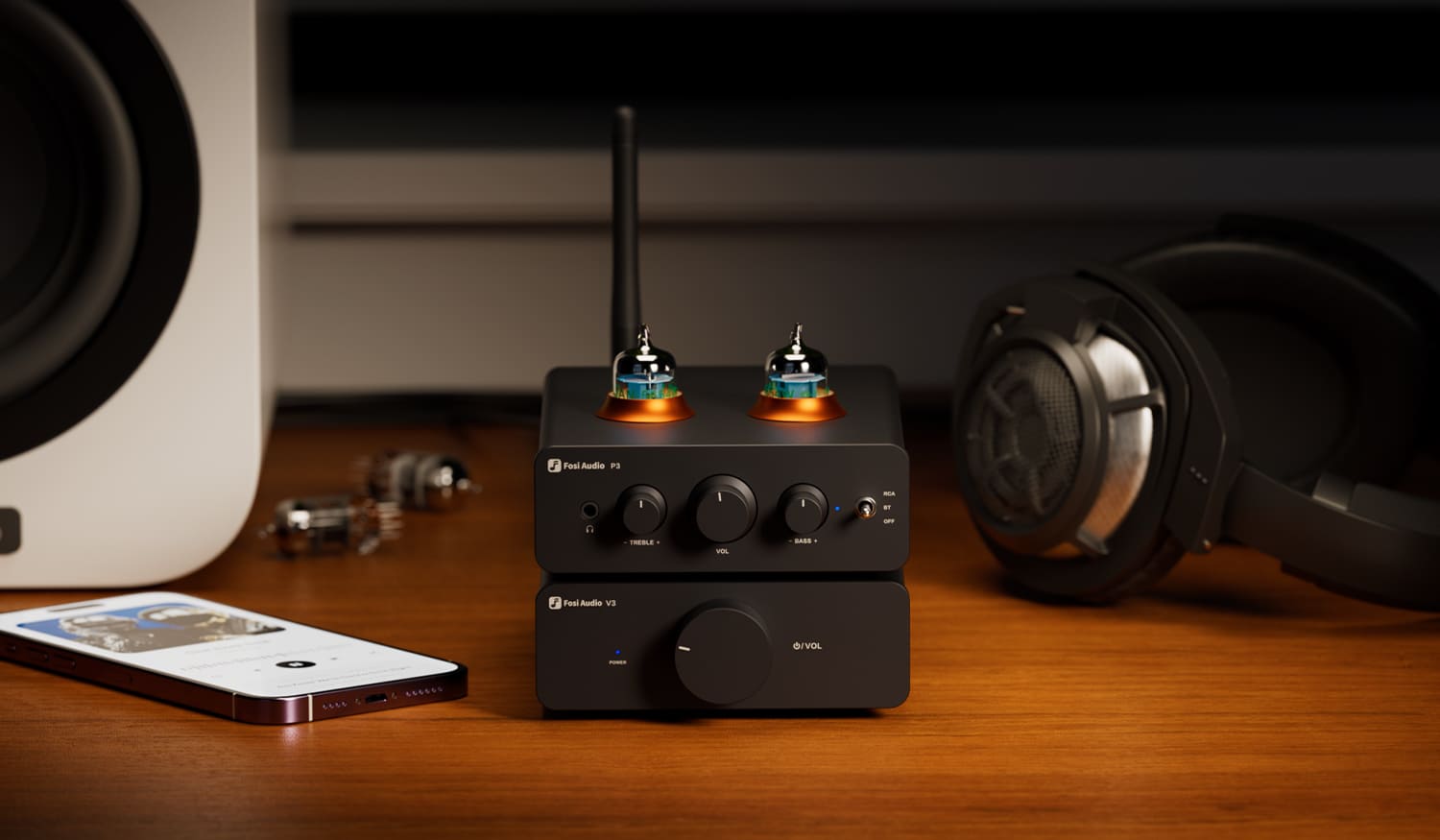 Fosi Audio P3 Vacuum Tube Pre-Amplifier by Fosi Audio — Kickstarter